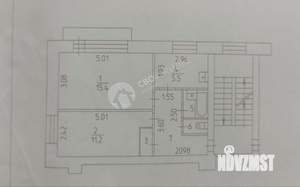 2-к квартира, вторичка, 44м2, 4/9 этаж