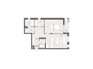 1-к квартира, строящийся дом, 115м2, 6/6 этаж