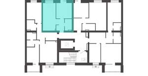 1-к квартира, вторичка, 38м2, 4/9 этаж