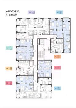 5-к квартира, вторичка, 109м2, 4/22 этаж