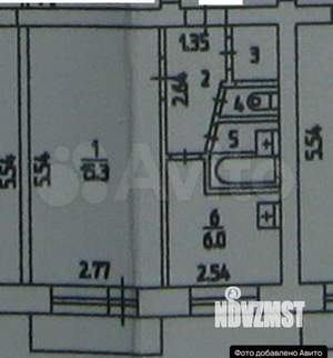 1-к квартира, вторичка, 30м2, 4/5 этаж