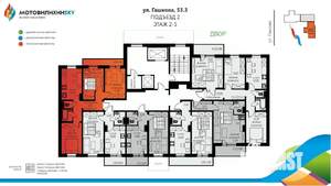 3-к квартира, вторичка, 62м2, 2/12 этаж