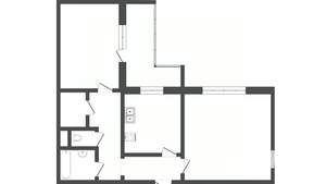 2-к квартира, вторичка, 55м2, 4/16 этаж