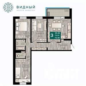 Фото квартиры на продажу (1)