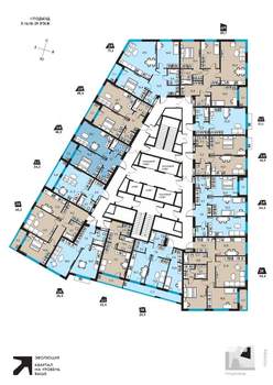 2-к квартира, вторичка, 60м2, 16/30 этаж