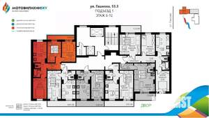 3-к квартира, вторичка, 62м2, 6/12 этаж