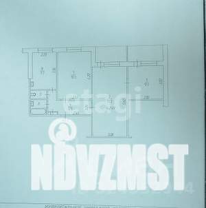 3-к квартира, вторичка, 53м2, 4/9 этаж