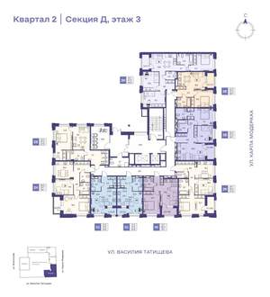 Студия квартира, строящийся дом, 29м2, 3/16 этаж