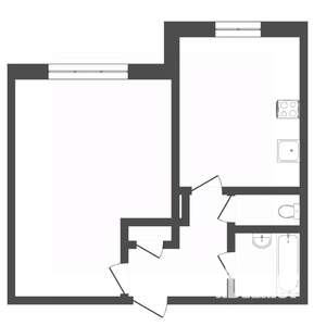 1-к квартира, вторичка, 34м2, 7/10 этаж