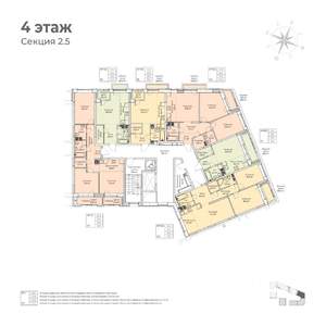 Студия квартира, вторичка, 36м2, 4/6 этаж