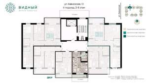 1-к квартира, вторичка, 25м2, 4/8 этаж