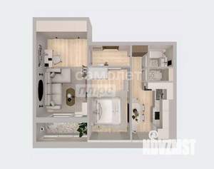2-к квартира, вторичка, 44м2, 4/9 этаж