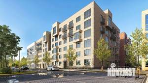 1-к квартира, строящийся дом, 43м2, 5/6 этаж
