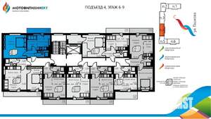 2-к квартира, вторичка, 35м2, 6/9 этаж
