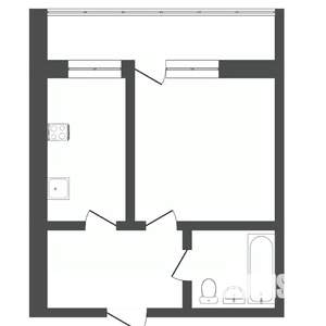 1-к квартира, вторичка, 34м2, 1/14 этаж
