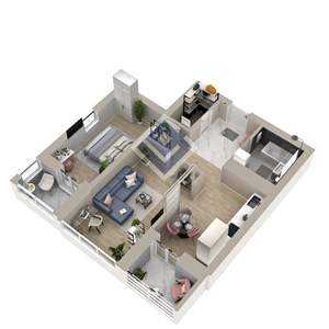 Студия квартира, сданный дом, 62м2, 1/21 этаж