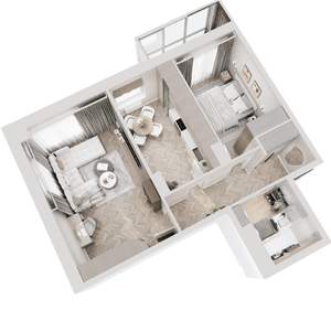 2-к квартира, вторичка, 49м2, 4/10 этаж