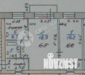 2-к квартира, вторичка, 45м2, 3/4 этаж