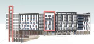3-к квартира, строящийся дом, 75м2, 1/6 этаж