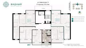 1-к квартира, вторичка, 25м2, 7/8 этаж