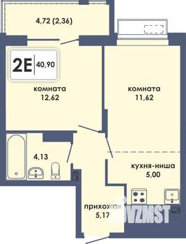 2-к квартира, вторичка, 41м2, 8/10 этаж