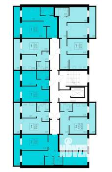 1-к квартира, строящийся дом, 31м2, 2/10 этаж