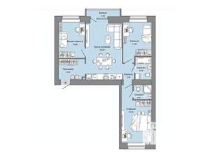 3-к квартира, вторичка, 77м2, 3/8 этаж