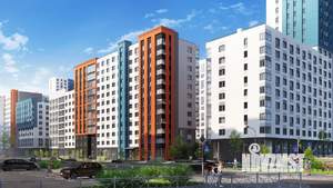 Студия квартира, строящийся дом, 65м2, 16/22 этаж