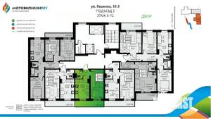 1-к квартира, вторичка, 34м2, 6/12 этаж