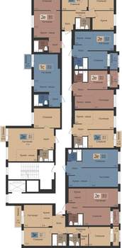 2-к квартира, вторичка, 36м2, 4/4 этаж