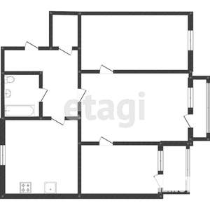 3-к квартира, вторичка, 56м2, 3/5 этаж