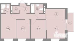 4-к квартира, вторичка, 80м2, 5/8 этаж