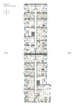 3-к квартира, вторичка, 66м2, 5/6 этаж