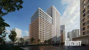 Студия квартира, строящийся дом, 34м2, 2/16 этаж