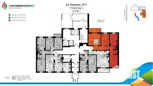 3-к квартира, вторичка, 73м2, 1/12 этаж