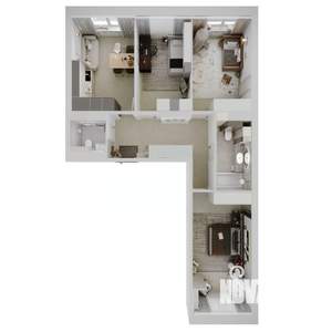 3-к квартира, вторичка, 84м2, 9/18 этаж