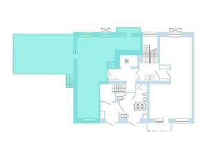 1-к квартира, вторичка, 72м2, 2/8 этаж