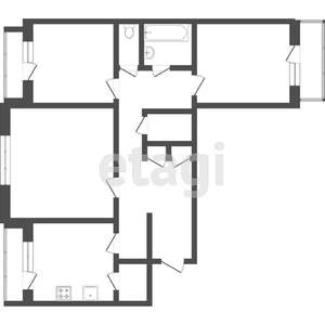 3-к квартира, вторичка, 112м2, 4/11 этаж