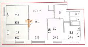 4-к квартира, вторичка, 61м2, 4/5 этаж