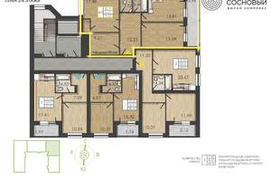 2-к квартира, вторичка, 75м2, 2/4 этаж