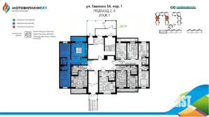 3-к квартира, вторичка, 56м2, 1/8 этаж