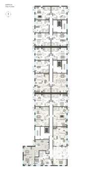 2-к квартира, вторичка, 42м2, 5/6 этаж