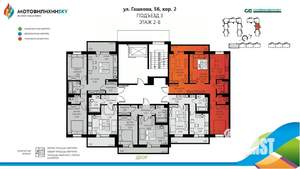 3-к квартира, вторичка, 64м2, 8/8 этаж
