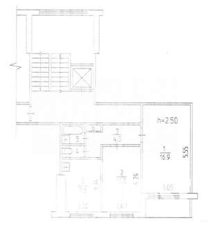 2-к квартира, вторичка, 45м2, 9/9 этаж
