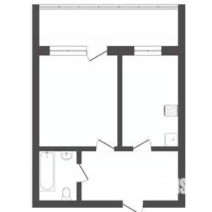 1-к квартира, вторичка, 35м2, 16/18 этаж