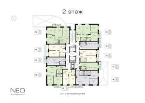 1-к квартира, вторичка, 37м2, 2/9 этаж