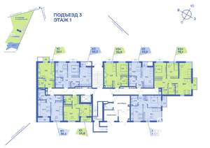 1-к квартира, вторичка, 35м2, 1/8 этаж