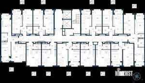 Студия квартира, строящийся дом, 62м2, 9/15 этаж