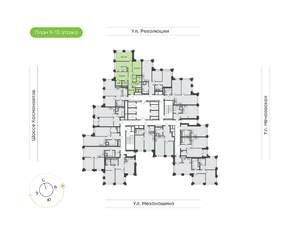 3-к квартира, вторичка, 81м2, 11/30 этаж