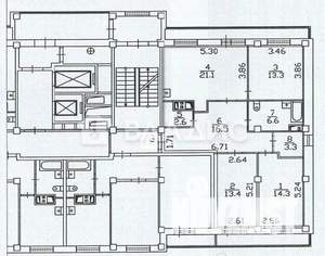 3-к квартира, вторичка, 91м2, 6/19 этаж